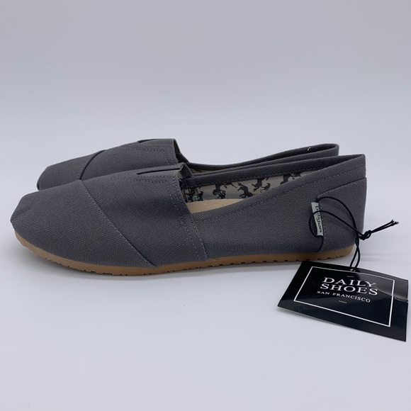 Daily Shoes Walker Linen Charcoal 9 - Picture 2 of 6